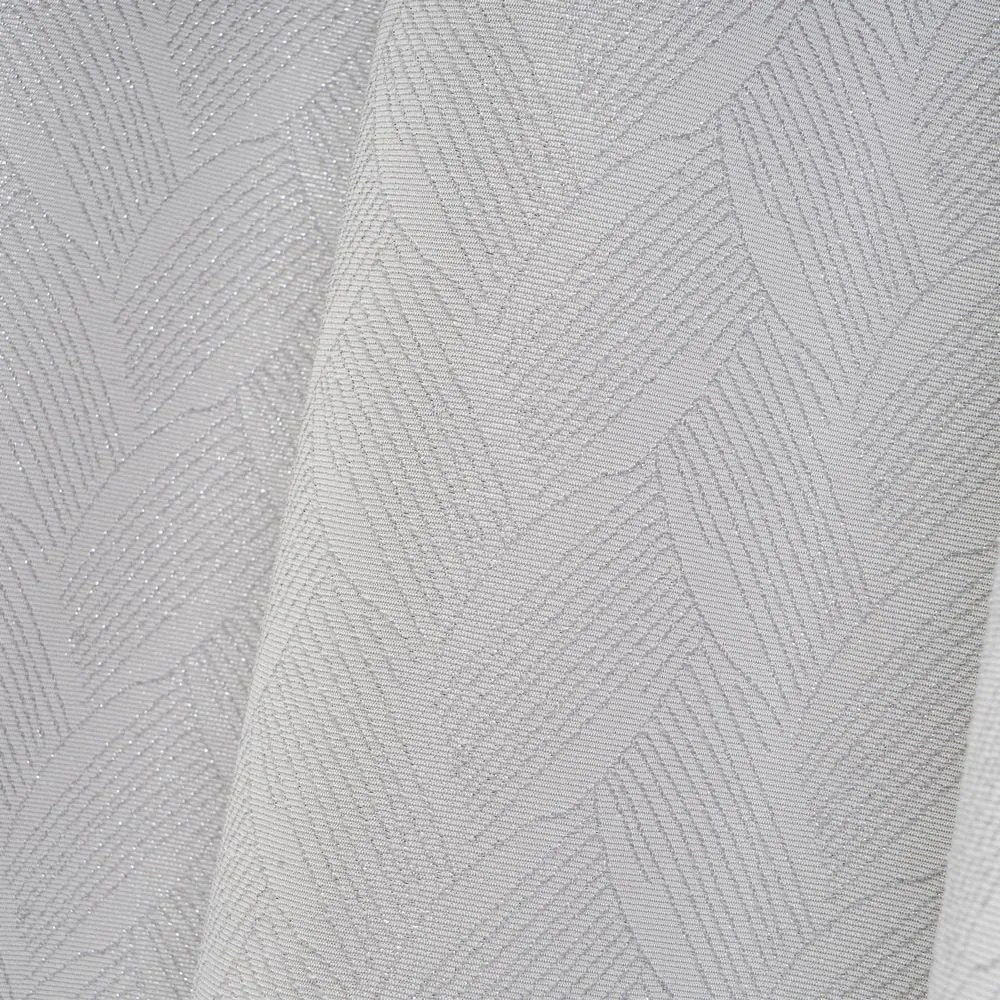 Zasłona żakardowa w szaro-srebrnym kolorze 140x260 cm Lluvia – Casa Selección