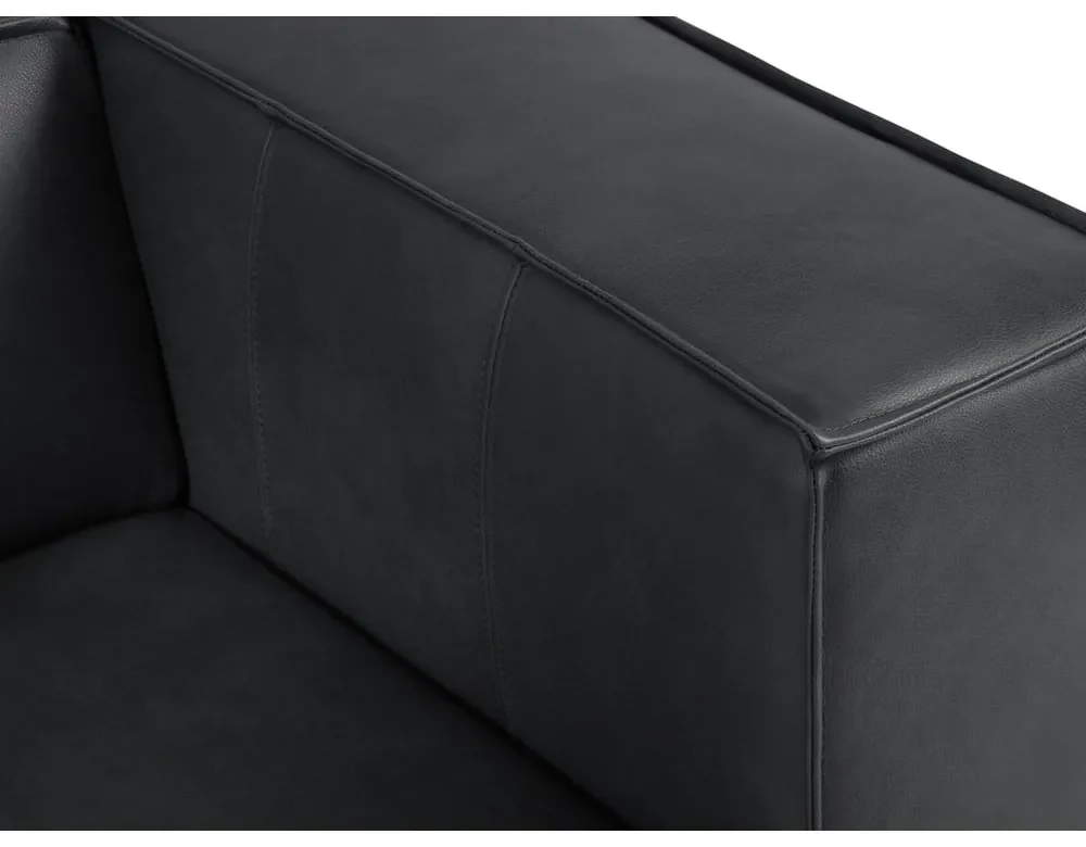 Ciemnoniebieski skórzany narożnik (strona zmienna) Madame – Windsor &amp; Co Sofas