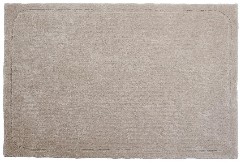 Dywan ze średniej długości włosiem - 160 x 230 cm - Taupe - VELINA