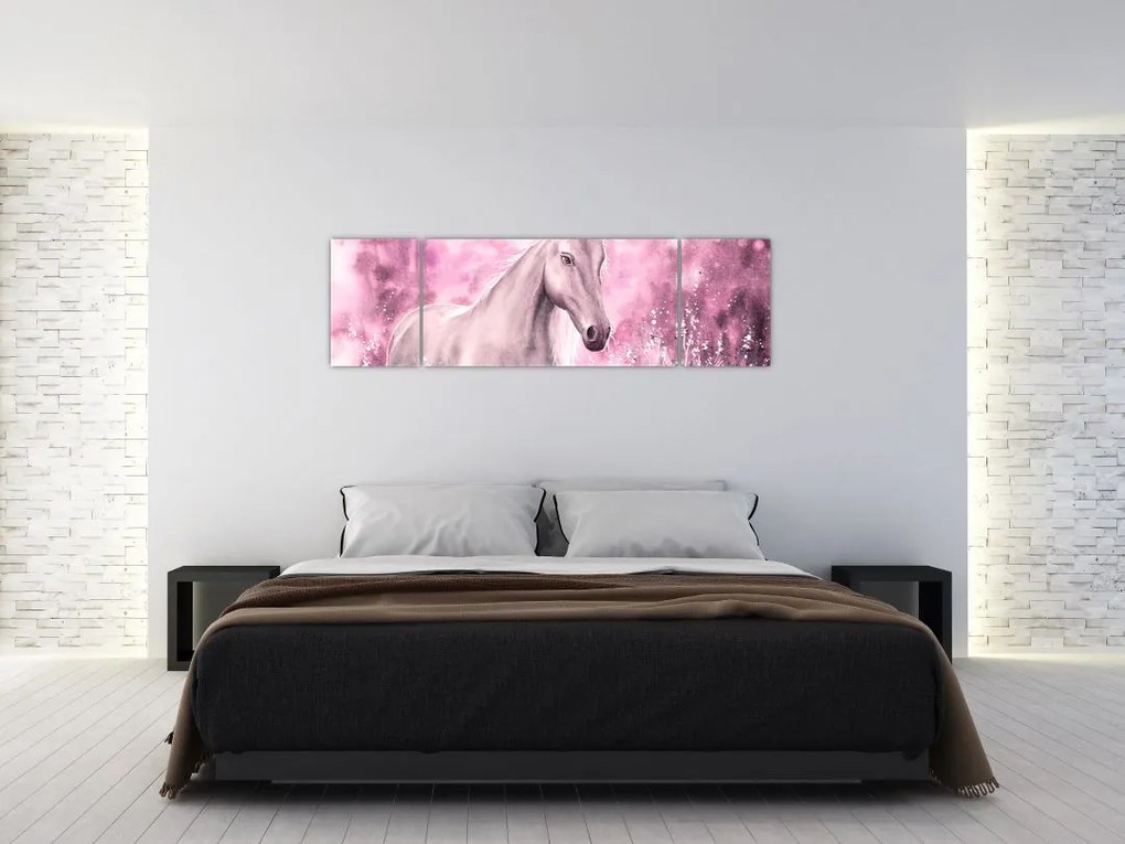 Obraz - Malowany koń (170x50 cm)
