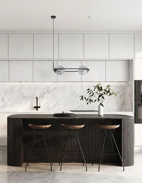 Lampa wisząca nad stół z grafitowymi kloszami - 18X A200 F8-C65