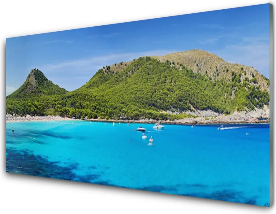 Szkło nad Blatem Tam Gdzie Góry Spotykają Morze