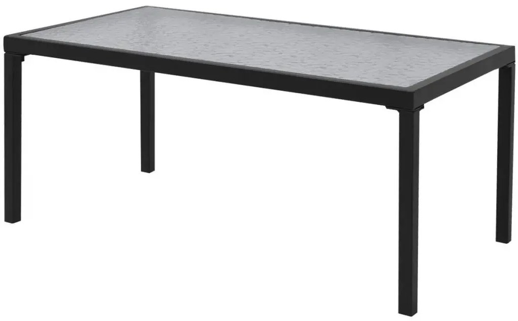 Komplet czarnych mebli ogrodowych T6-N83