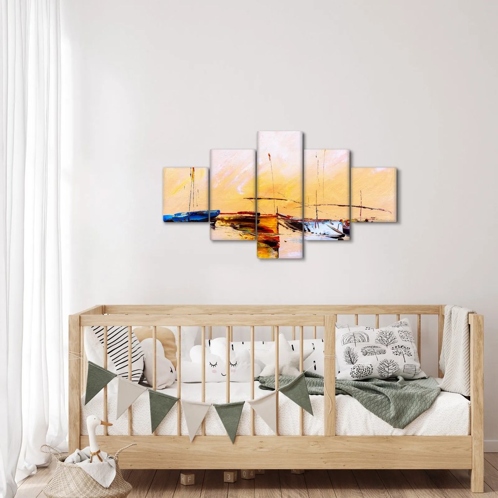 Obraz - Obraz statku (125x70 cm)
