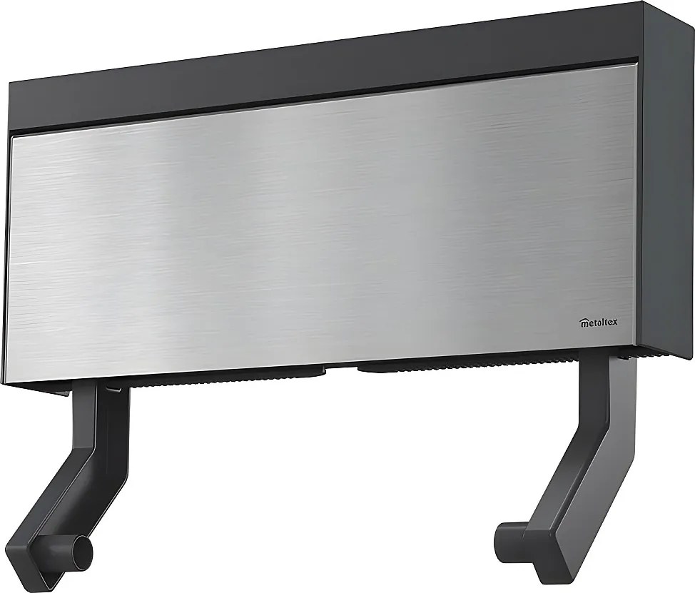 Trzykrotny Uchwyt Ścienny ze Stali Nierdzewnej do Kuchni - Metaltex Tango 3 w 1