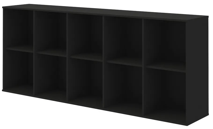 Czarny modułowy system półek 169x69 cm Mistral Kubus – Hammel Furniture
