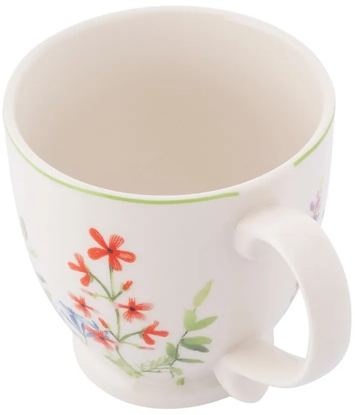 Altom Porcelanowa filiżanka jumbo na nóżce NatureAwakening 450 ml