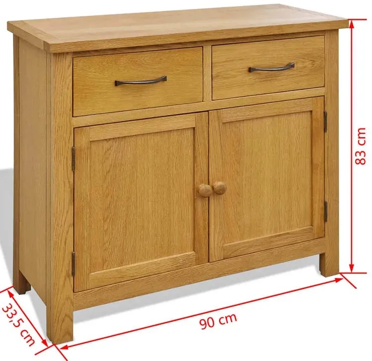 Dębowa komoda do sypialni i salonu G9-K80