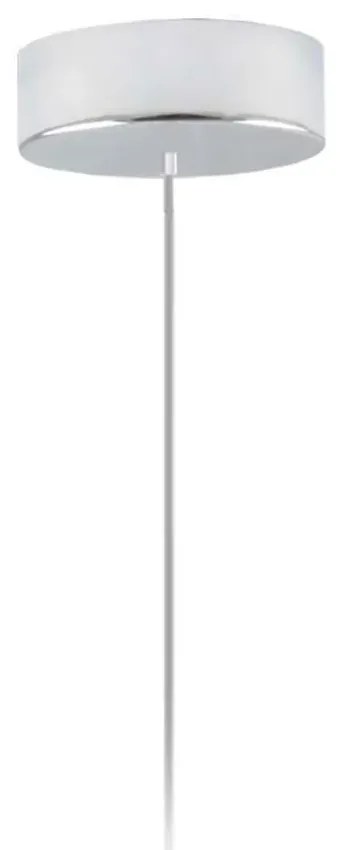 Lampa wisząca nad stół na chromowanym stelażu - T2-L78