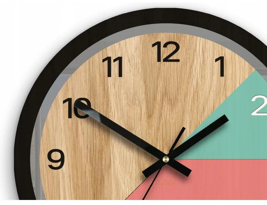 Zegar ścienny nowoczesny z cichym mechanizmem do salonu sypialni okrągły