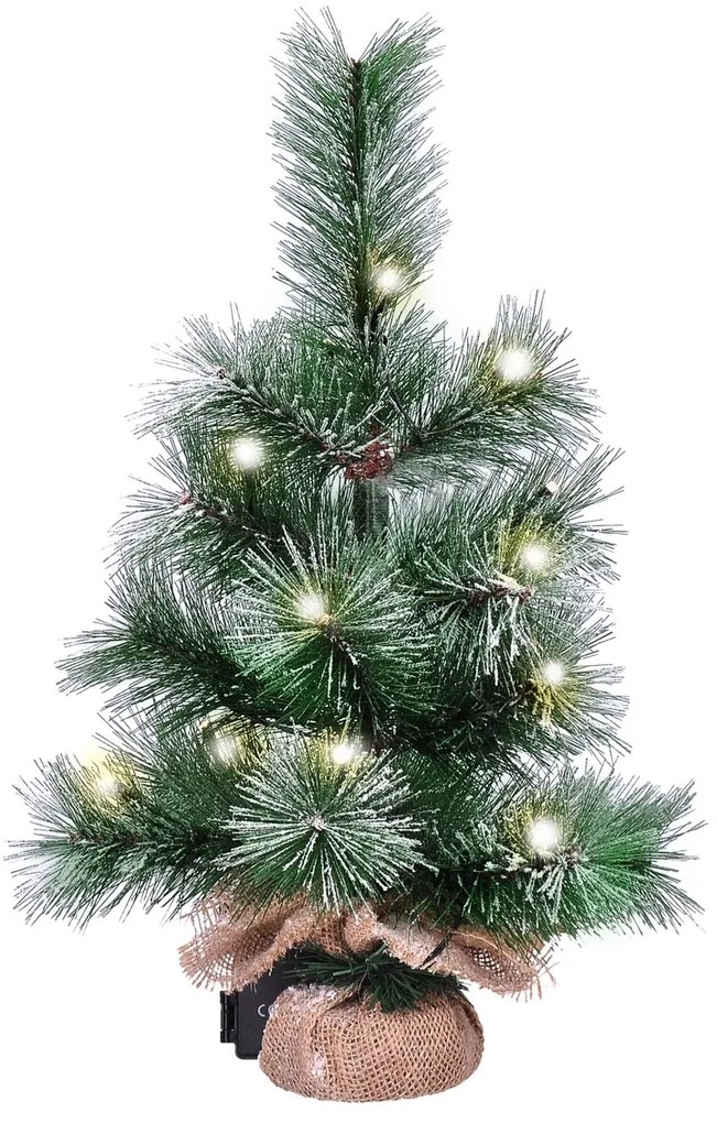 Solight 1v238 Choinka świąteczna LED 15 diod LED, ciepła biała, 45 cm