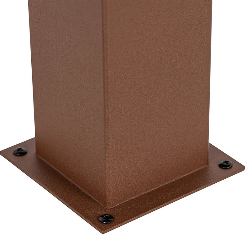 Inteligentna lampa stojąca ogrodowa brązowa rdza 30 cm z WiFi P45 - Denmark