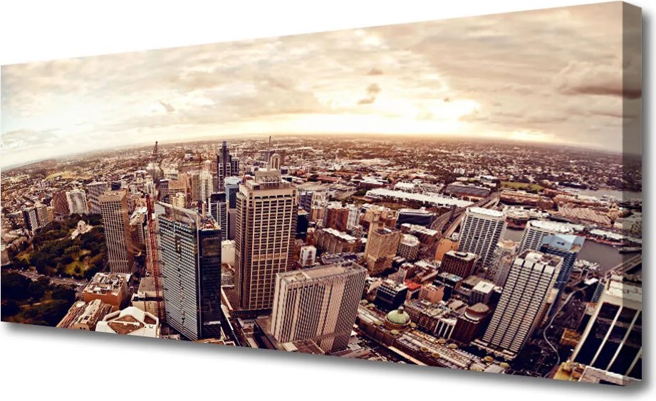 Obraz na płótnie Światła Nocnej Metropolii