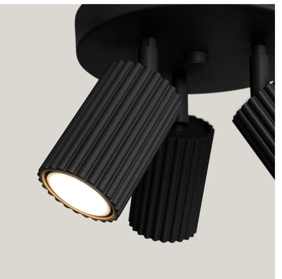 Czarna lampa punktowa Gleam – Sollux