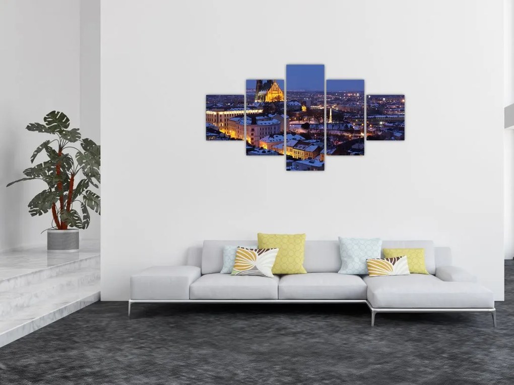 Obraz - Katedra św. Piotra i Pawła, Brno, Czechy (125x70 cm)