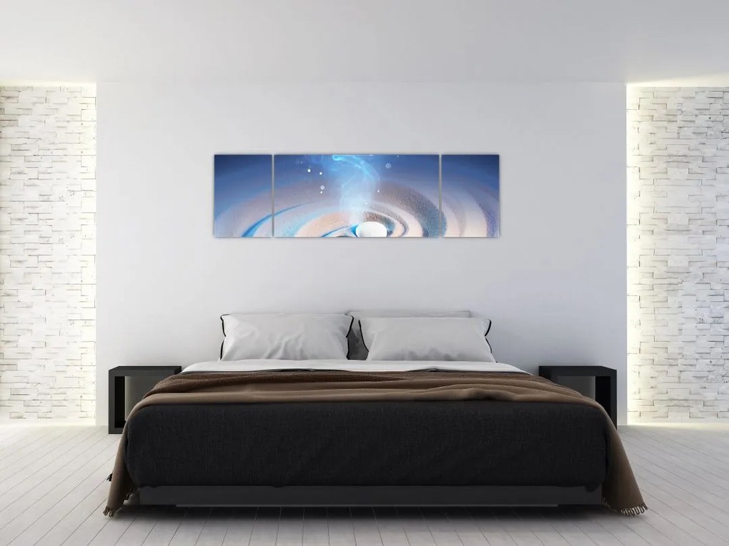 Obraz - Eteryczny yin-yang (170x50 cm)