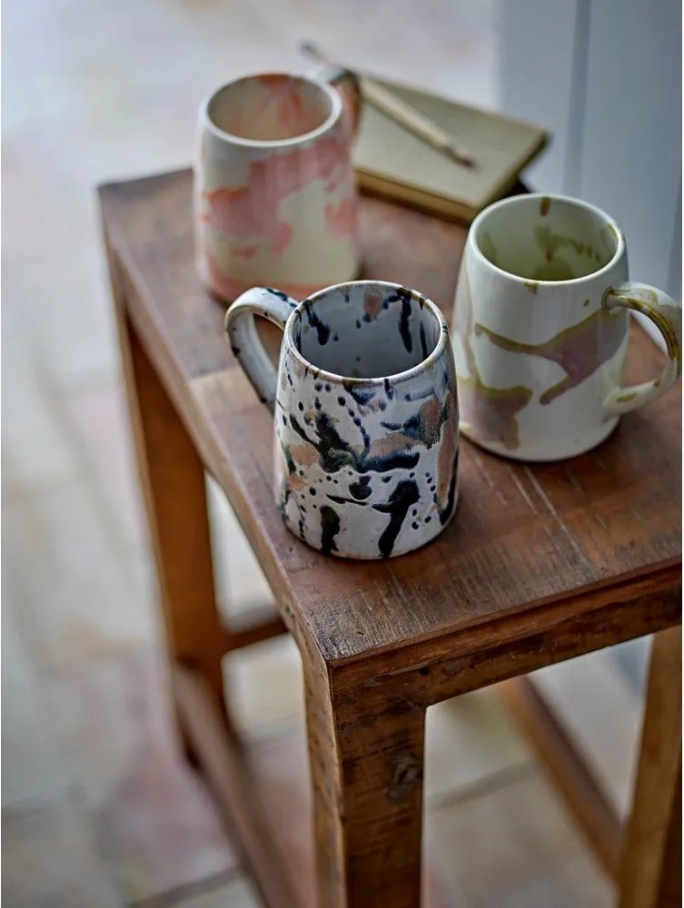 Stoliki zestaw 2 szt. z drewna z recyklingu 40x36 cm Galen – Bloomingville