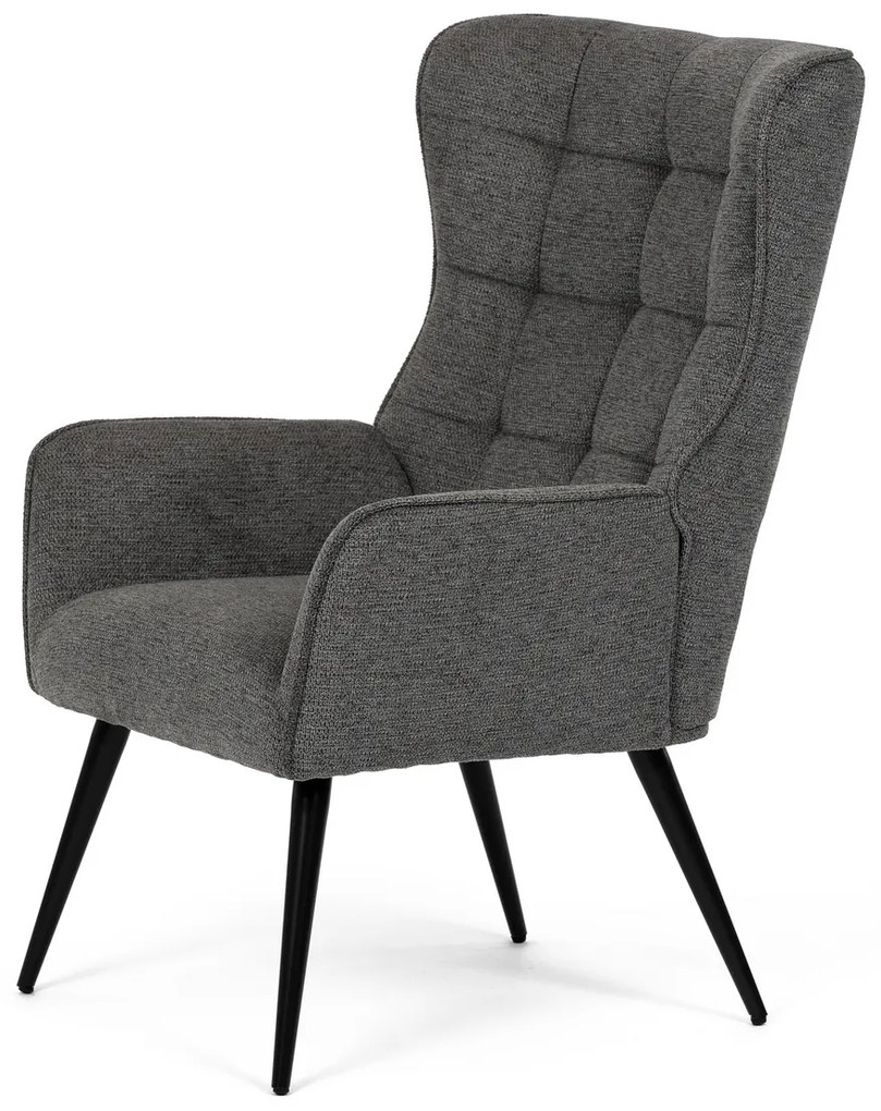 Fotel relaksacyjny 315 GREY2, ciemnoszary