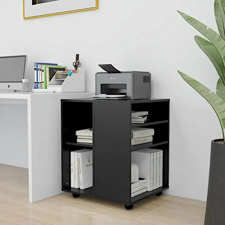 Czarny kontener do biurka M1-C31