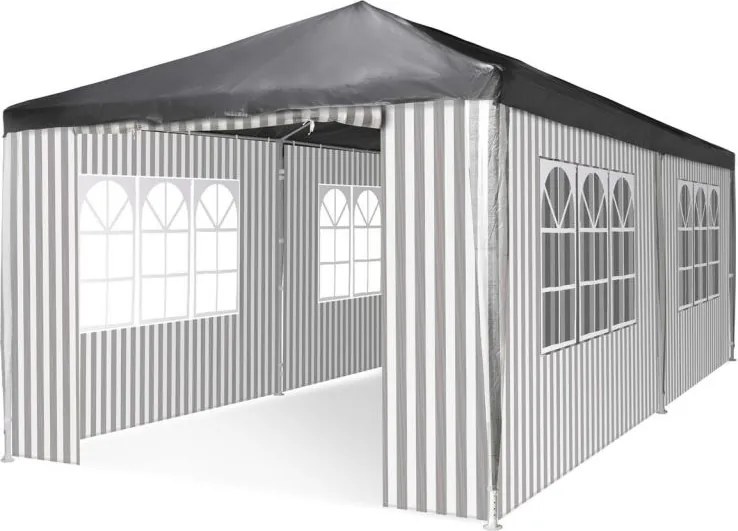 Namiot ogrodowy 3×6 m z systemem klik i bocznymi ściankami