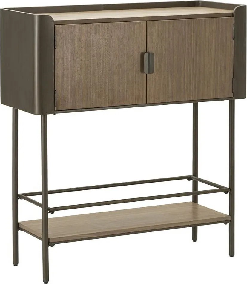 Stolik Konsolowy VKH610, Brązowy, 100x42x110 cm, Kendra Home