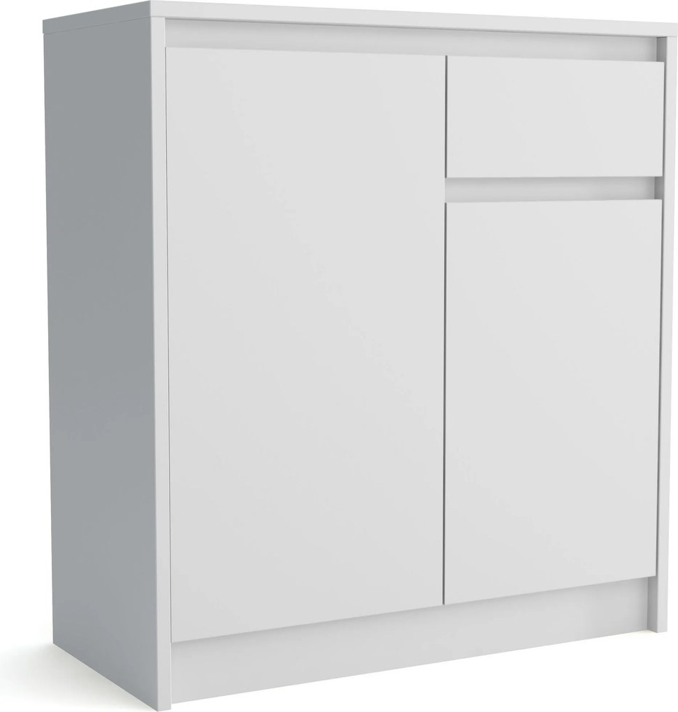 Komoda ASTORRE 75 cm do Salonu Sypialni z Szufladą Biały
