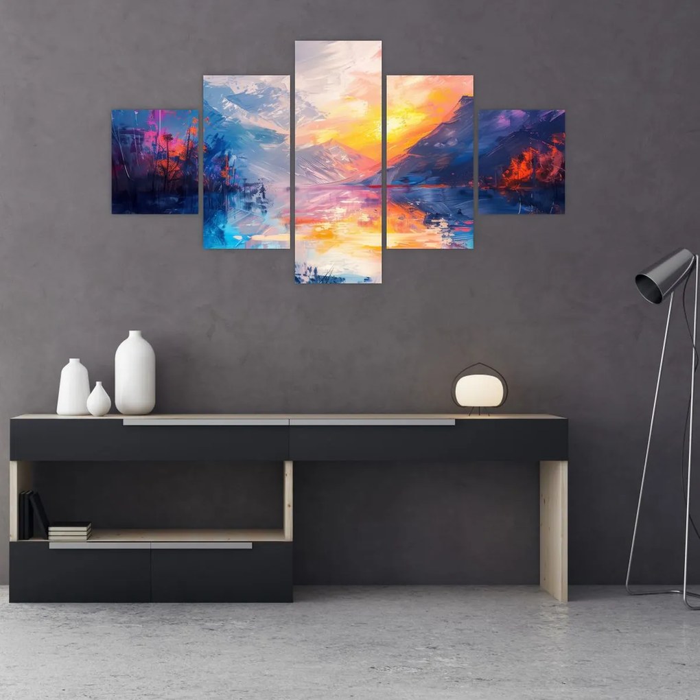 Obraz - Malarstwo krajobrazowe (125x70 cm)