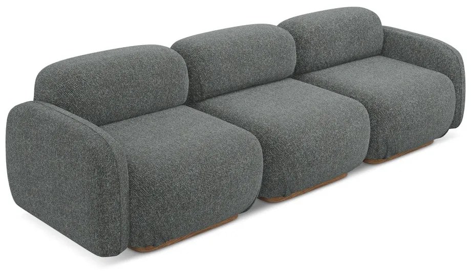 Szara sofa modułowa 270 cm Ailani – Makamii