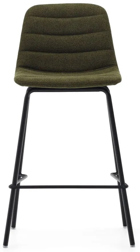 Ciemnozielone hokery zestaw 2 szt. 92,5 cm Zunilda – Kave Home