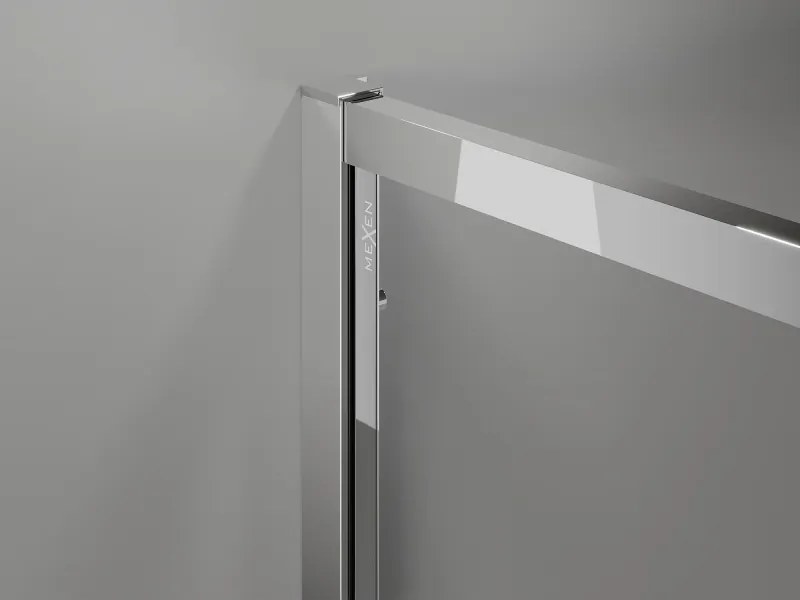 Mexen Exo drzwi prysznicowe rozsuwane 125 cm, transparent, chrom - 8151-125-000-01-00