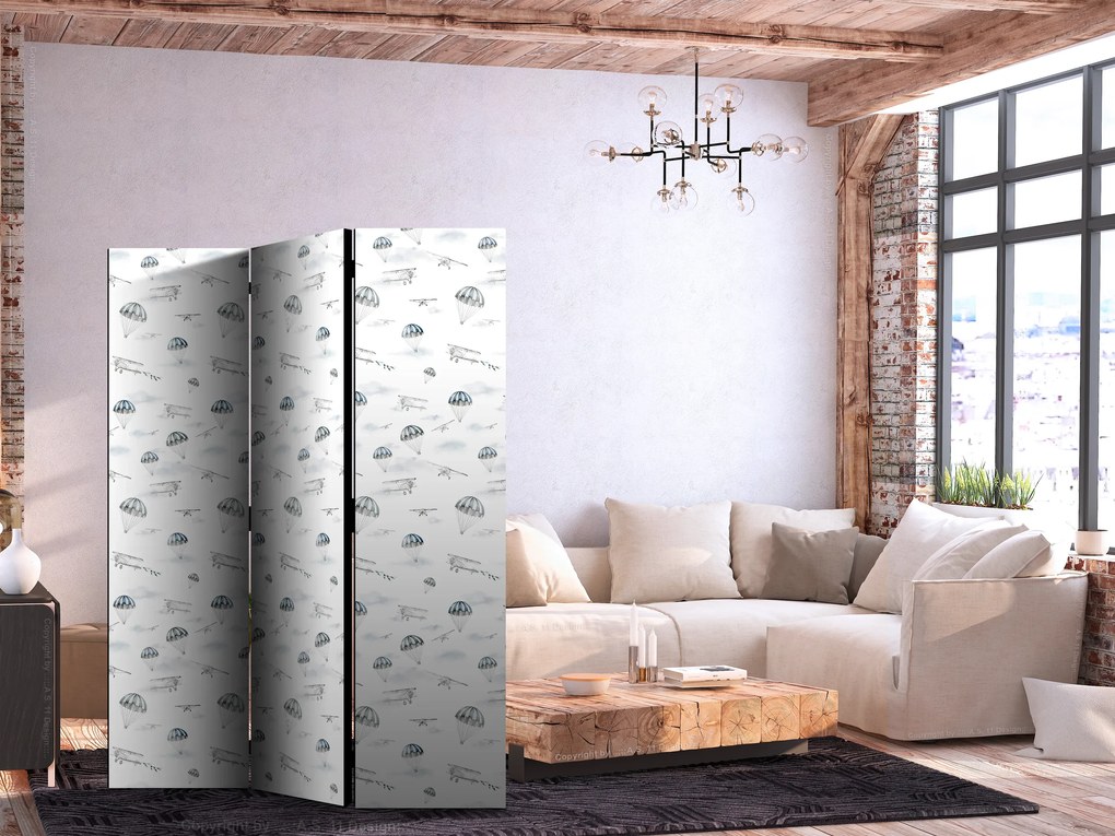 Parawan jednostronny Dla dzieci 135x172 cm 3-częściowy czarny ARTGEIST B