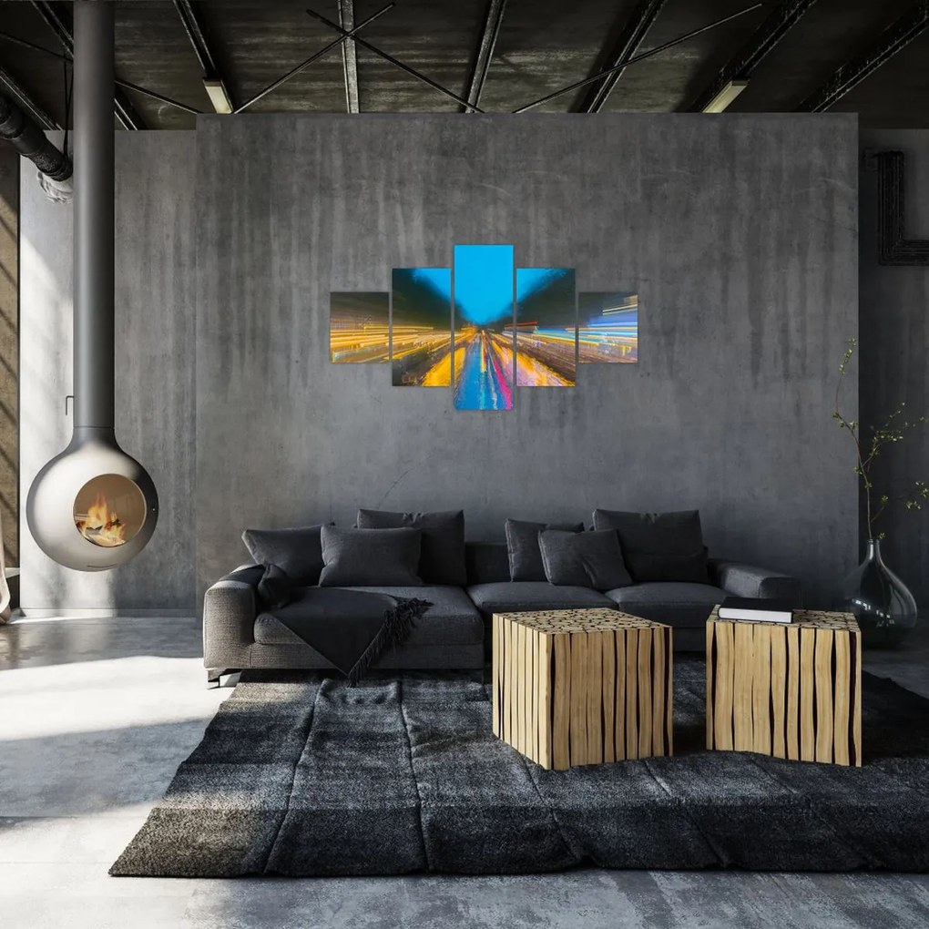 Obraz - Obraz abstrakcji (125x70 cm)