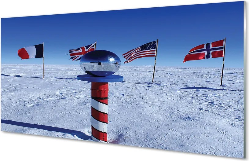 Panel szklany do Kuchni Brazylijski Sztandar