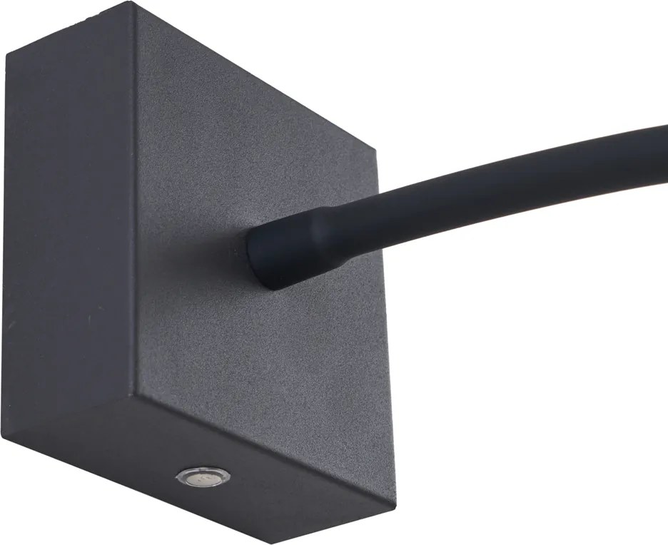 Nowoczesny Kinkiet / Lampa scienna czarny z możliwością ściemniania, ładowalny - Harper Nowoczesny Oswietlenie wewnetrzne