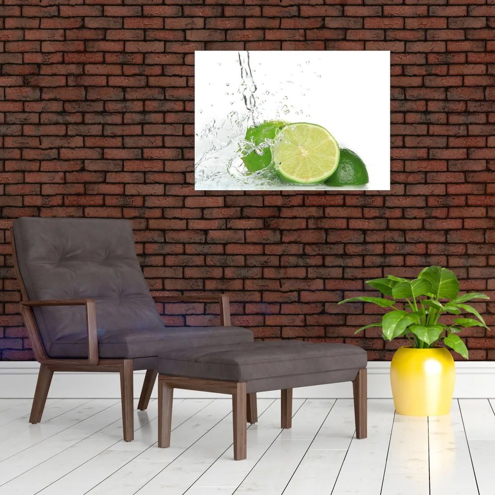 Obraz na szkle - Soczyste cytryny (70x50 cm)