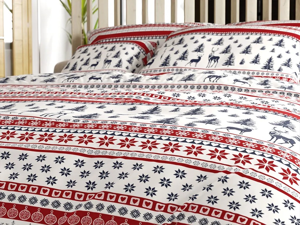 PrzytulneMieszkanie.pl PrzytulneMieszkanie.pl Pościel z mikrofibry TWINKLE CHRISTMAS kolorowa Rozmiar pościeli: 70 x 90 cm | 140 x 220 cm