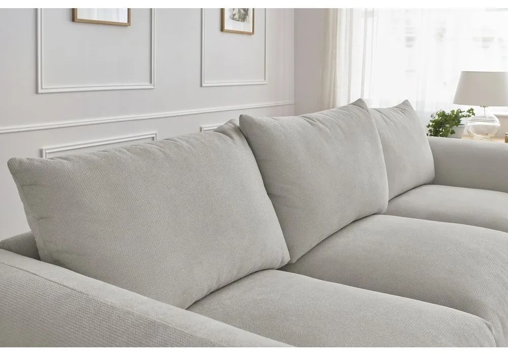 Jasnoszara sofa 265 cm Ernest – Bobochic Paris