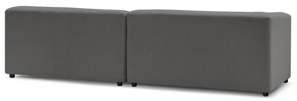 Ciemnoszara sofa 324 cm Kleber – Bobochic Paris