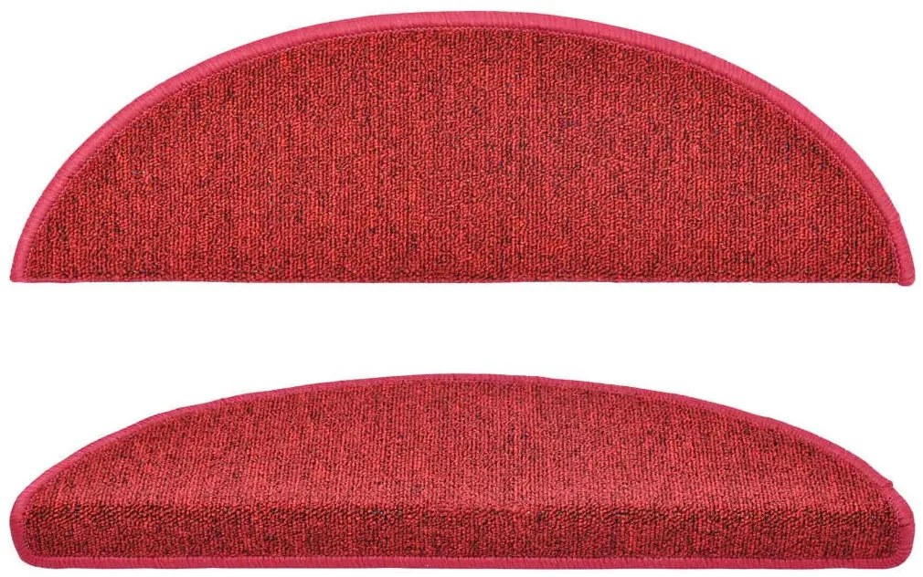 Eleganckie bordowe dywaniki na schody D0-N69
