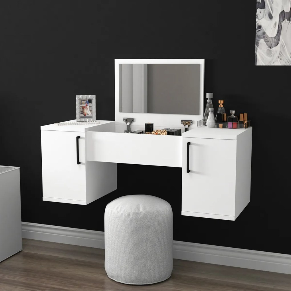 Stolik kosmetyczny Mercan White