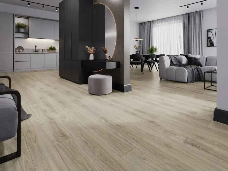 Mexen Madison próbka paneli winylowych SPC 6,5 mm, podkład IXPE 1,5 mm, 4 V-Fuga, Dąb - F1045-S