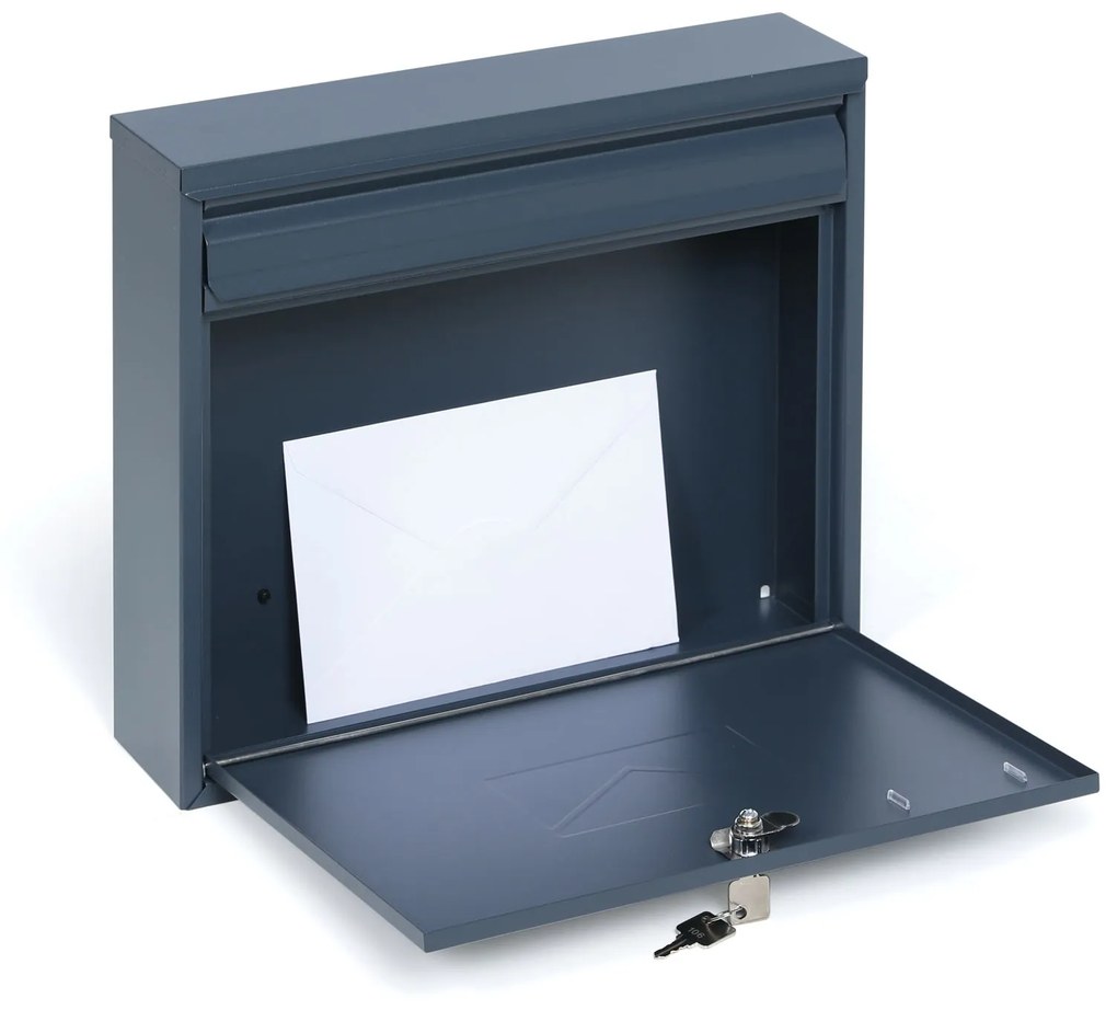 Skrzynka pocztowa odpowiednia do montażu TERAMO, antracytowa