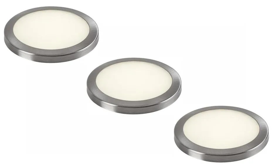 Rabalux 78043 - ZESTAW 3x LED Ściemn. oświetlenie szafy SOCAVI 3xLED/1W/230V 4000K