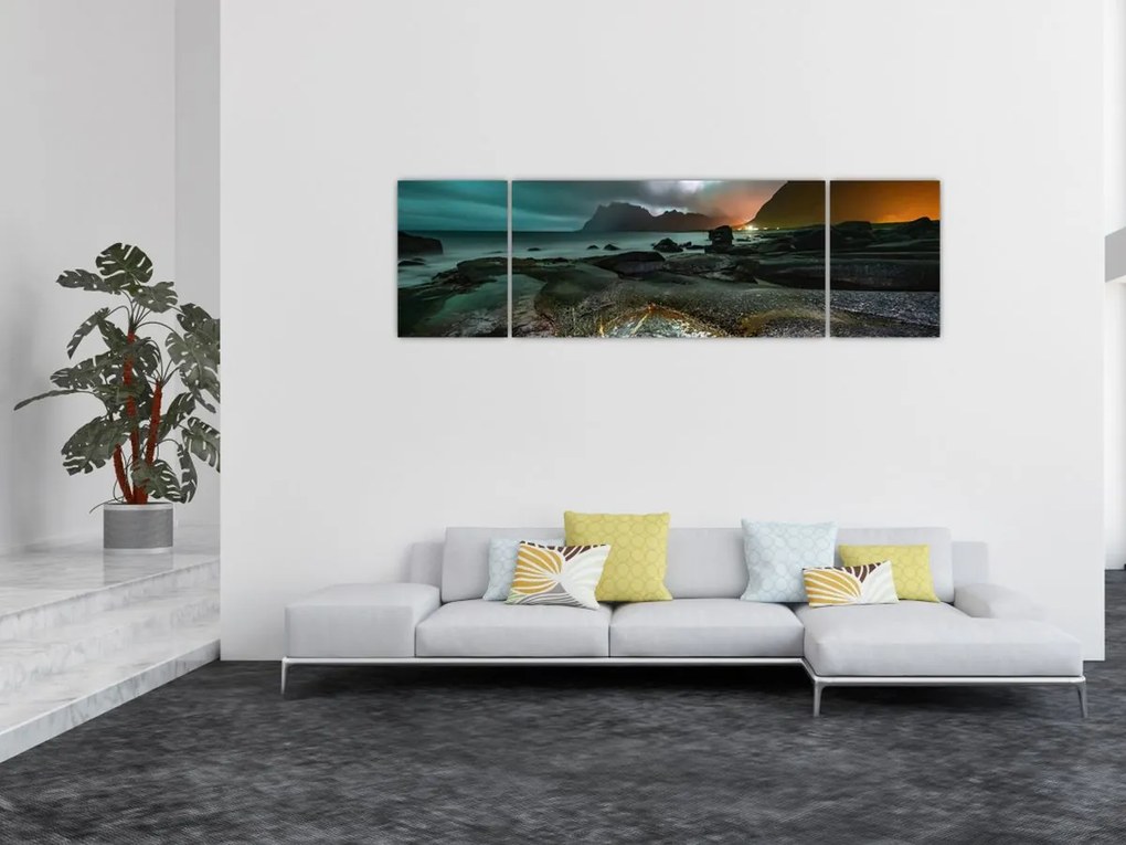 Obraz - Scena nocna (170x50 cm)