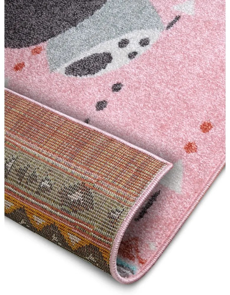 Różowy dywan dziecięcy 160x235 cm Panda – Hanse Home