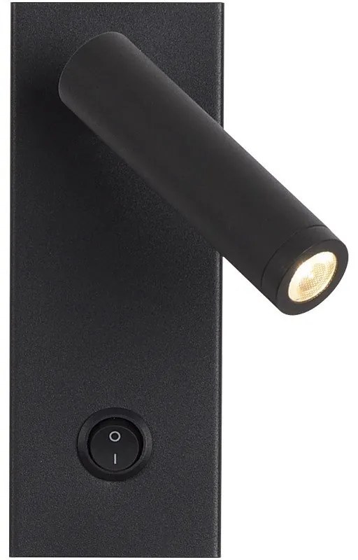 Kinkiet lampa wisząca LED punktowa metalowa AT82-1KL-Black