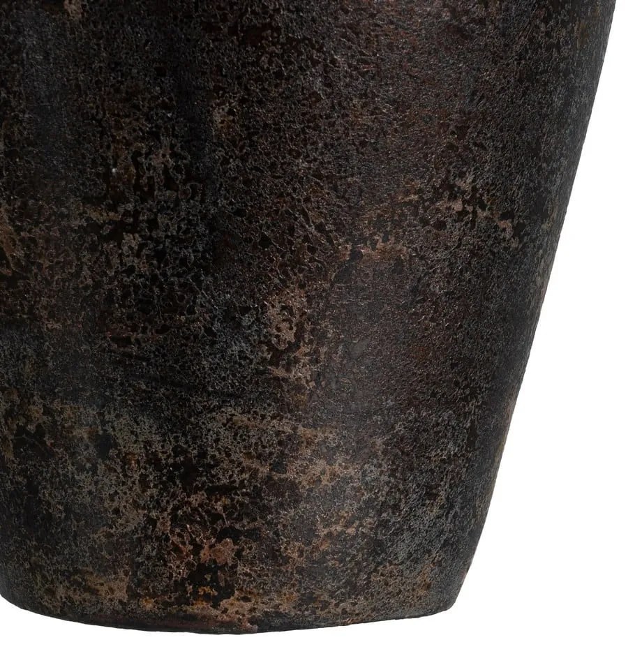 Czarny wysoki wazon z terakoty (wysokość 60 cm) Artem – Ixia