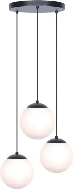 Lampa wisząca nad stół ze szklanymi kloszami - S761 K4-S04