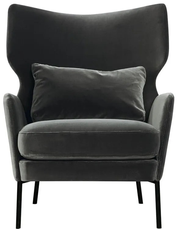 Ciemnoszary fotel Alex – Sits
