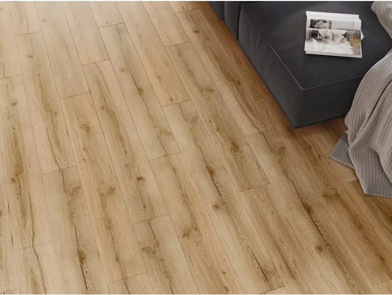 Mexen Beaver Creek próbka paneli winylowych SPC 6,5 mm, podkład IXPE 1,5 mm, 4 V-Fuga, Dąb - F1002-S